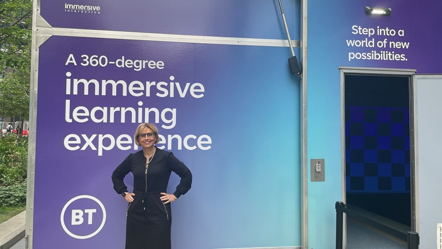 Alexandra Foster, director at BT’s Division X, at the opening of Immersive Spaces in London, UK.