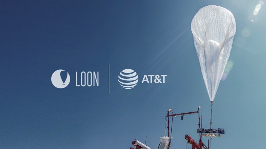 AT&T and Loon (picture courtesy of Loon) AT&T and Loon (picture courtesy of Loon)