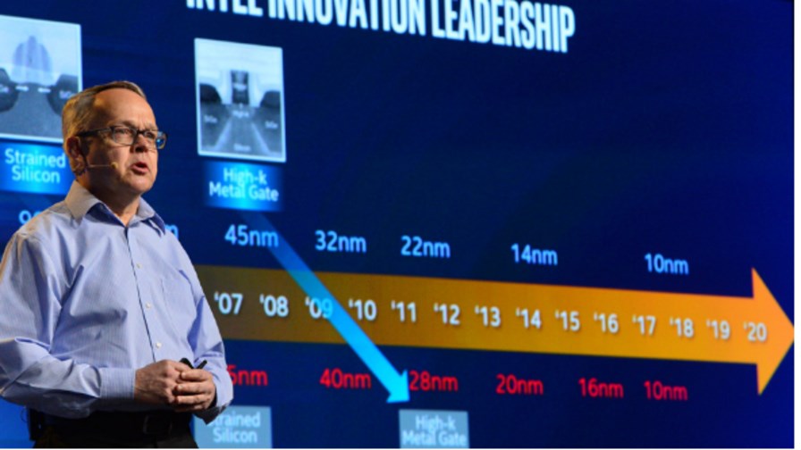 Source: Intel Mark Bohr, Intel Senior Fellow and director of process architecture and integration Source: Intel Mark Bohr, Intel Senior Fellow and director of process architecture and integration