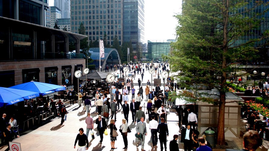 London's Canary Wharf via Flickr © lilianwagdy (CC BY 2.0) London's Canary Wharf via Flickr © lilianwagdy (CC BY 2.0)