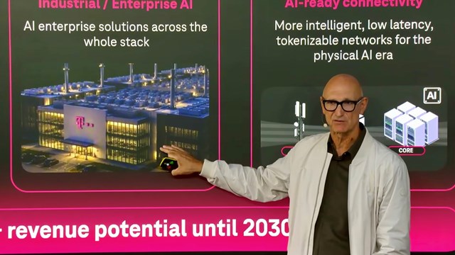 Deutsche Telekom CEO Tim Höttges addresses the company's first AI Investor Day.