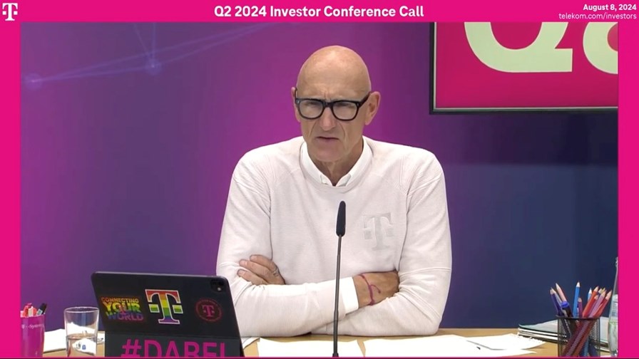 Deutsche Telekom CEO Tim Höttges discusses AI during the telco's second quarter 2024 earnings conference call. Deutsche Telekom CEO Tim Höttges discusses AI during the telco's second quarter 2024 earnings conference call.