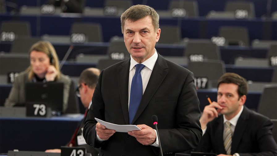 Commissioner Ansip at the Telecoms Council meeting © European Parliament