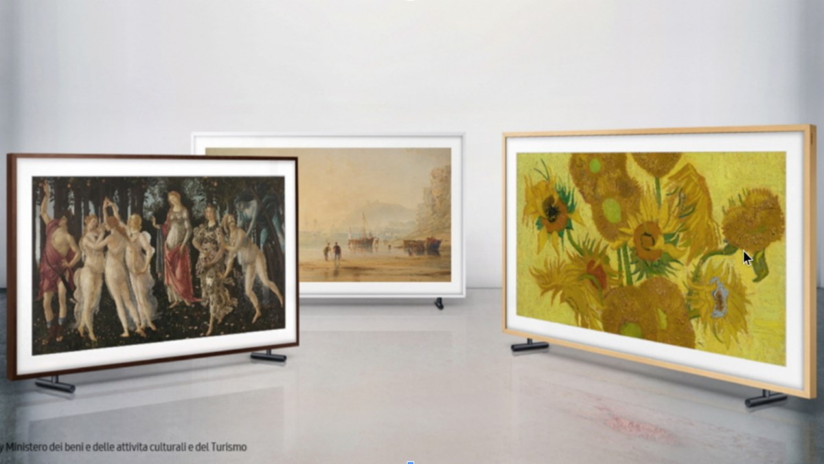 Samsung's TV Art Mode stand by for inhome virtual picture exhibitions