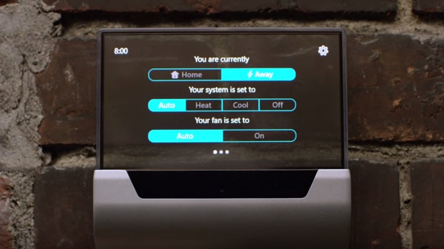 Microsoft's svelte Glas thermostat Microsoft's svelte Glas thermostat
