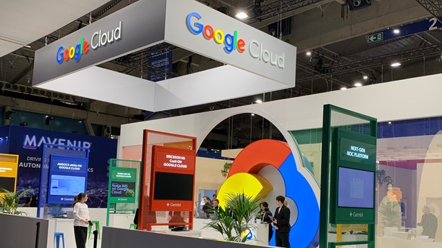 As the show doors open, the Google Cloud team braces itself for the MWC26 crowds.