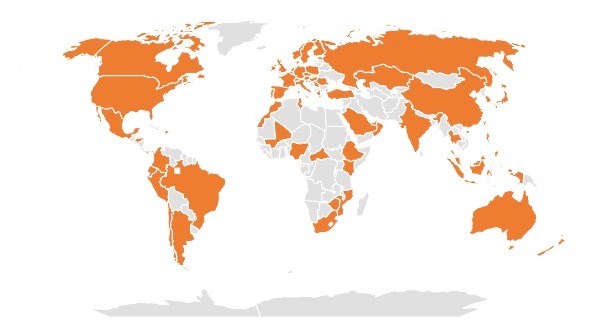 Countries and territories with organisations catalogued as deploying private mobile networks. Source: GSA Private Mobile Networks December 2022 report - Map powered by Bing © Australian Bureau of Statistics, GeoNames, Microsoft, Navinfo, OpenStreetMap, TomTom Countries and territories with organisations catalogued as deploying private mobile networks. Source: GSA Private Mobile Networks December 2022 report - Map powered by Bing © Australian Bureau of Statistics, GeoNames, Microsoft, Navinfo, OpenStreetMap, TomTom