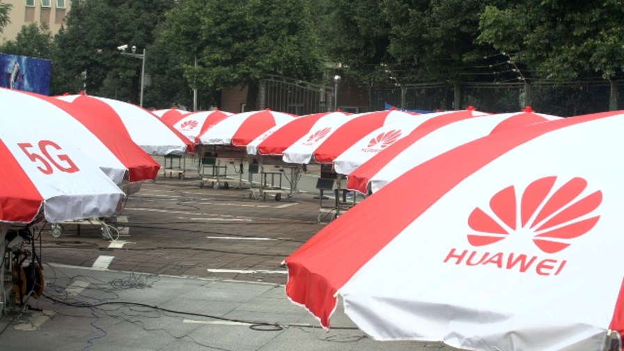 A rather secretive glimpse of Huawei's 5G field trial in Chengdu © Huawei