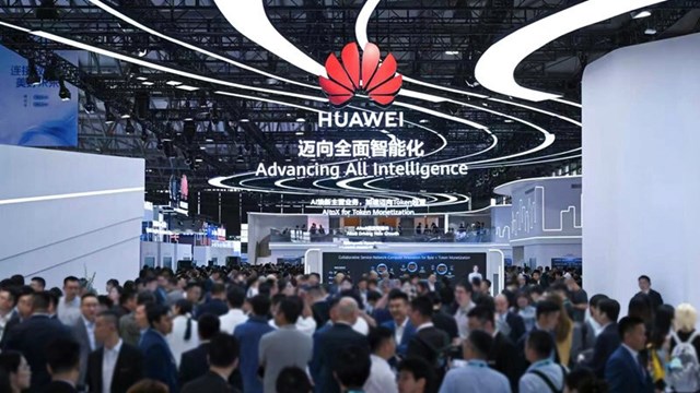 Huawei stand at MWC Shanghai. Source: Huawei