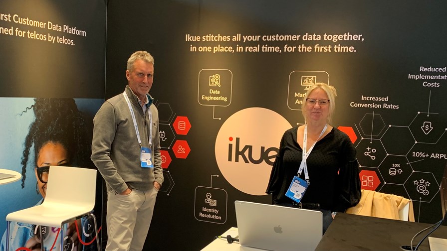 Ikue's chief business development officer Stuart Stoddart and CEO, CTO and co-founder Bronwyn Stoddart on the DTW2022 show floor. Ikue's chief business development officer Stuart Stoddart and CEO, CTO and co-founder Bronwyn Stoddart on the DTW2022 show floor.