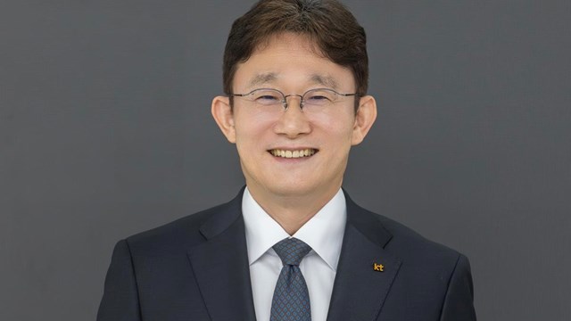 KT Corp's new CEO Park Yoon-young.