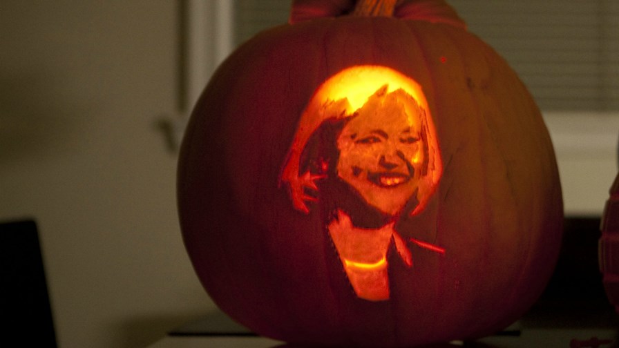 Meg Whitman pumpkin (from her political period)  via Flickr © chada (CC BY-ND 2.0)