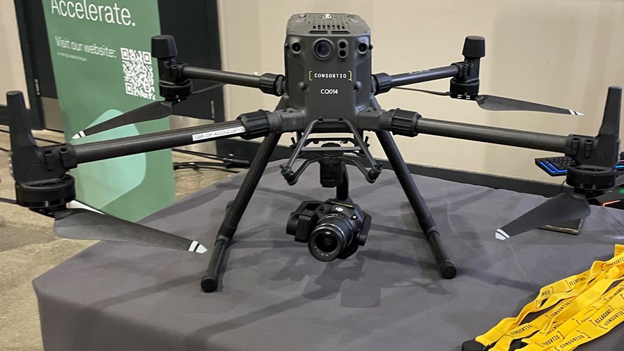 Consortiq was just one of the drone companies showing off its capabilities in Milton Keynes.