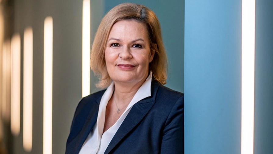 Nancy Faeser, Germany's Federal Minister of the Interior and Community. Source: Peter Jülich/Federal Ministry of the Interior and Community Nancy Faeser, Germany's Federal Minister of the Interior and Community. Source: Peter Jülich/Federal Ministry of the Interior and Community