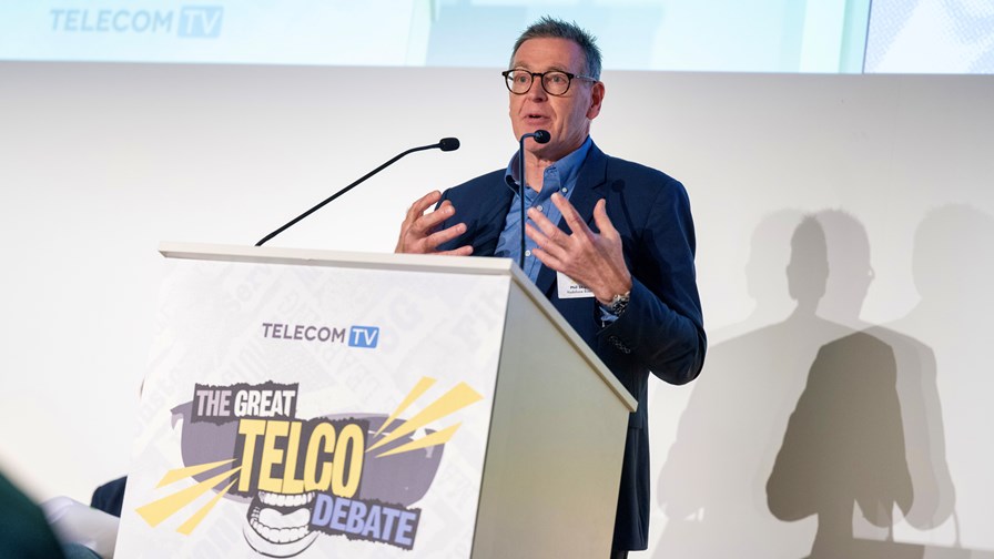 Phil Skipper of Vodafone Business addresses the Great Telco Debate 2024 audience. Phil Skipper of Vodafone Business addresses the Great Telco Debate 2024 audience.
