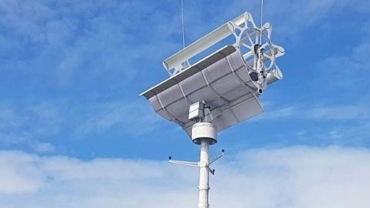 A 'small wind' turbine developed by Crossflow Energy. A 'small wind' turbine developed by Crossflow Energy.
