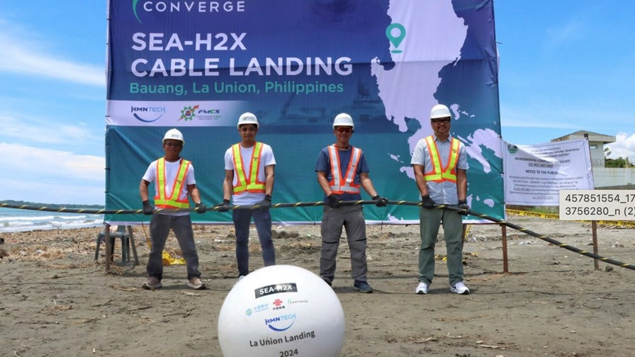 The SEA-H2X subsea cable recently landed in the Philippines (La Union municipality). The SEA-H2X subsea cable recently landed in the Philippines (La Union municipality).