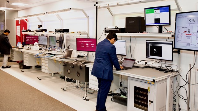 The SONIC Open RAN lab in north London.