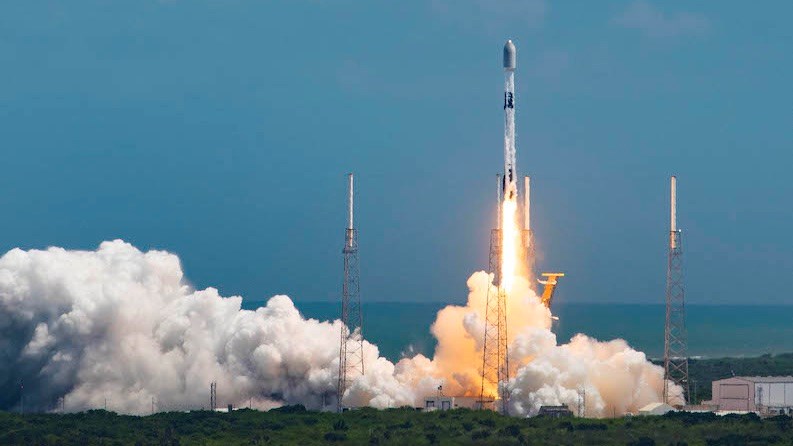 The Omnispace Spark-2 satellite launches into orbit, May 2022