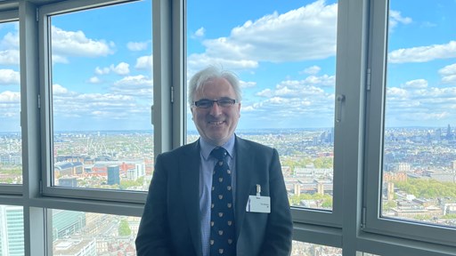 Tim Whitley, managing director at BT Applied Research, at BT Tower in London.