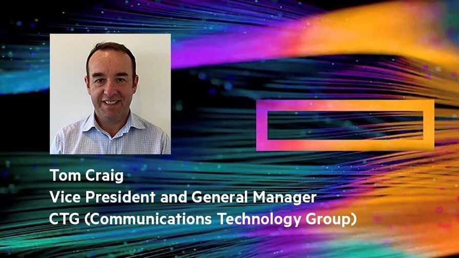 Tom Craig, VP and General Manager of the Communications Technology Group (CTG), HPE