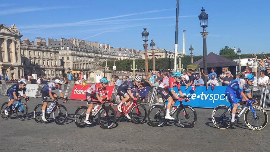 Final stage of the Tour de France at Champs-Élysées in Paris, France - 24 July 2022.