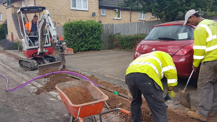 CityFibre digs its way through the suburbs of Milton Keynes