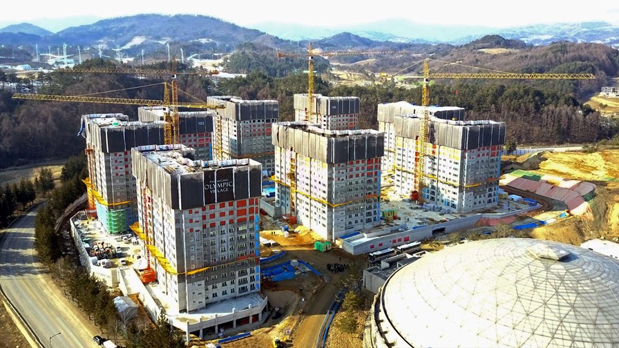 5G-enabled 2018 Winter Olympic village © IOC