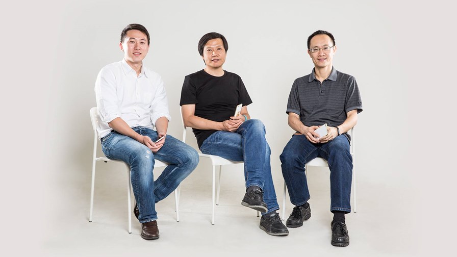 © Xiaomi (l-r) CFO Shou Zi Chew, CEO Lei Jun, President Bin Lin